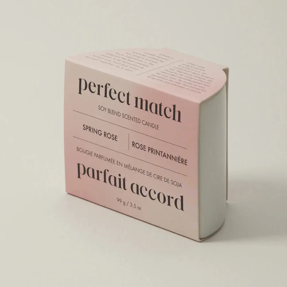 PERFECT MATCH CANDLE SPRING ROSE - Picture 2 of 5